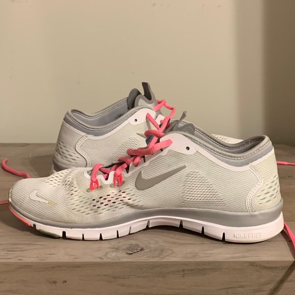 Women Nike Free 5.0 TR Fit 4 White Pink Size 8 - Picture 4 of 15